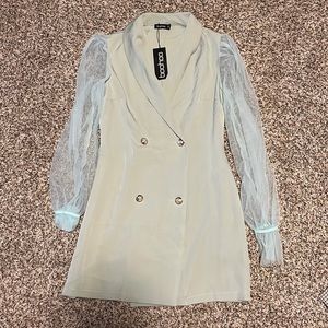BooHoo mint dress